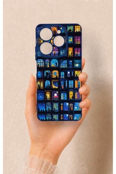 Vip Case Tecno Spark 10 Pro Compatible Night City Stories Patterned Silicone ...