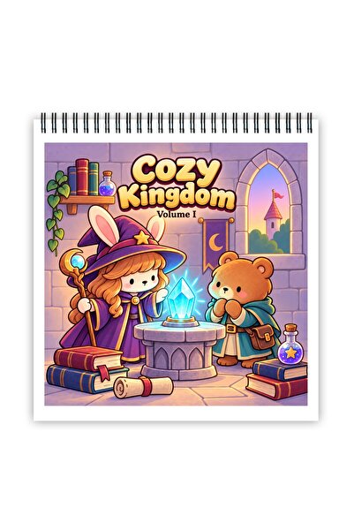 Legendary Gifts Carte de colorat, 50 de ilustrații Cozy Kingdom - Volumul I, ...