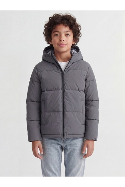 Jack & Jones Πουπουλένιο μπουφάν για αγόρια, με κουκούλα, κανονική εφαρμογή, ...