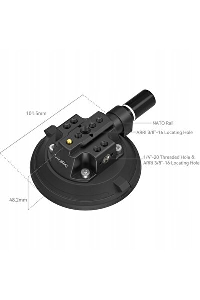 SmallRig Ventuză stabilizatoare 4114 negru Y45