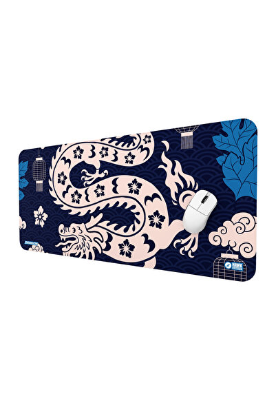 Hawk Gaming Chair Mouse Pad Hawk Blue Dragon 90x40