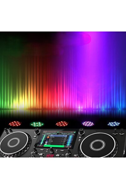 NO BRAND Iluminat scenă, 36 LED RGB, DMX 8 bucăți M2729