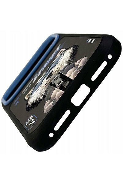 NO BRAND Husă Nimmy Cool&Cute 2.0 Wolf pentru iPhone 17 Pro Max, cu motiv bro...