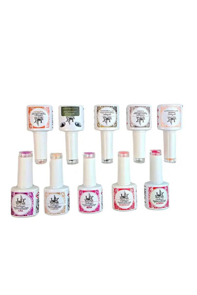 Janet Hand&Nails Set de ojă semipermanentă 10 culori x 7ml – Set nr. 8