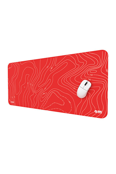 Hawk Gaming Chair Mouse Pad 90x40 cu Linii Roșii Șoim