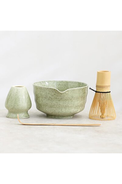 NO BRAND SET MATCHA, SET DE CEAI MATCHA, SET DE VASE MATCHA