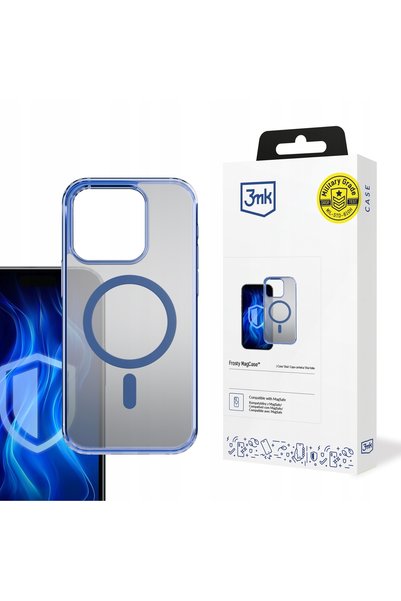 3MK Frosty MagCase iPhone 16 Pro albastru/albastru