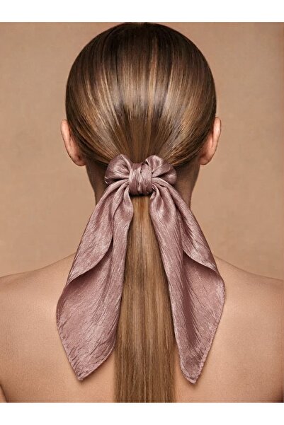 LİNACO Bowknot Ribbon Hair Clip - Long Bow Elastic Hair Clip