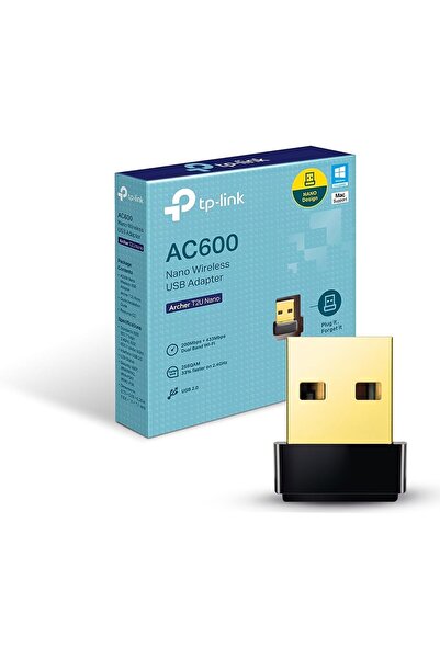 TP-LINK Nano AC600 USB Wifi Adapter(Archer T2U Nano)- 2.4G/5G Dual Band Wireless Network Transceiver for PC Desktop, Travel Size, Supports Windows 11,10, 8.1, 8, 7, XP/Mac OS X 10.9-10.14