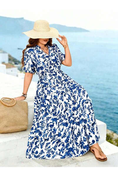 Sheya Rochie maxi, mix culori