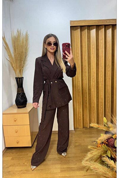 Andress Boutique Costum de damă Jadeh, maro