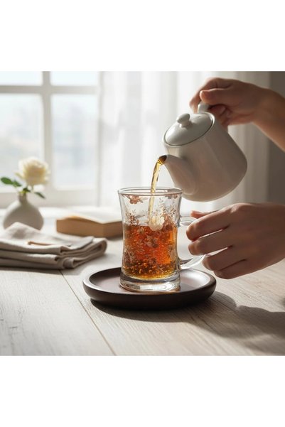 Generic Set of Bowls and Jugs with Wooden Bases