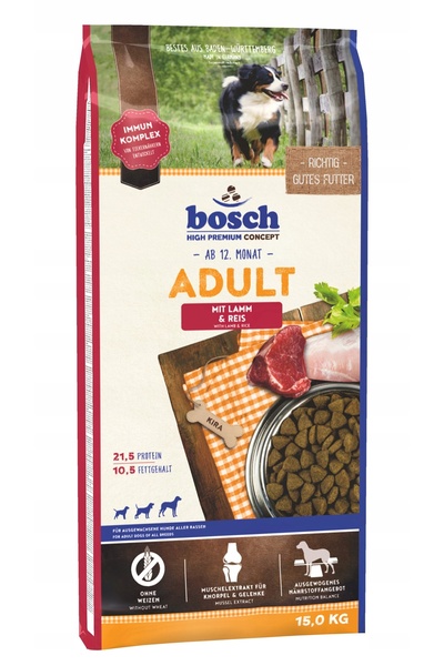 Bosch Adult Lamb & Rice - hrană uscată pentru câini - 15kg
