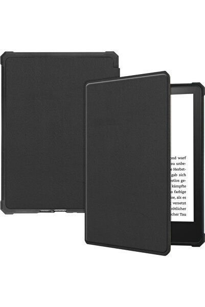 ERBORD Husă pentru Kindle Paperwhite 5 2021, Smartcase, neagră