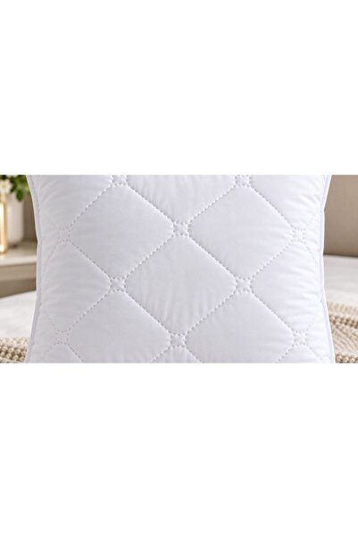 COM LIVING HOUSE Set de 2 perne matlasate cu ultrasunete 45 x 45 cm, din bumb...