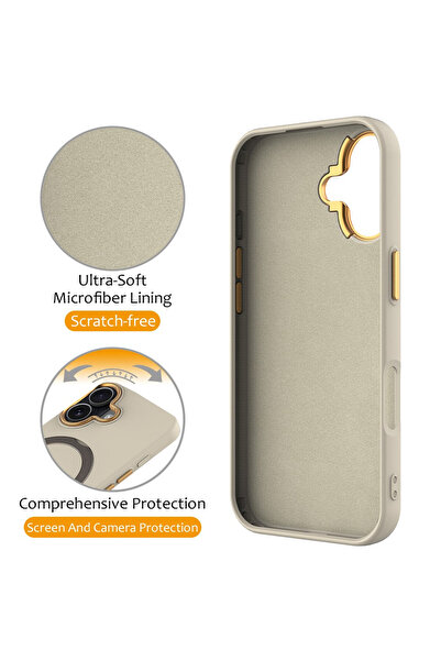 VERTEK Husa de protectie SoftRing Stand MagCase pentru Apple iPhone 17, Verde