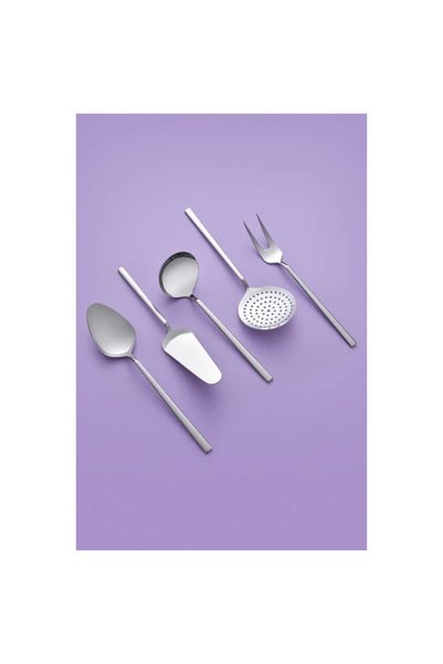 Turkishsouq Hisar Milano 5-Piece Steel Serving Set