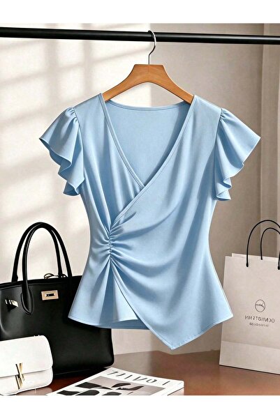 Sheya Short-Sleeved shirt, blue