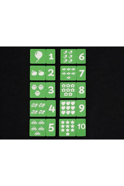 Bezos 3D Printing Counting and Matching Puzzle Cards - Numbers and Objects Co...