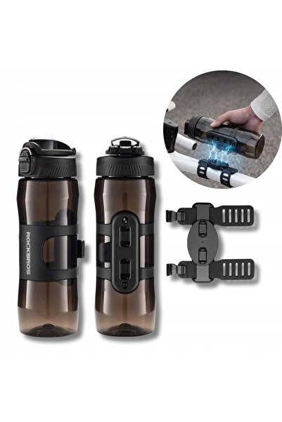 ROCKBROS Termos cu Suport Magnetic și Curea de Fixare 700ml - Negru
