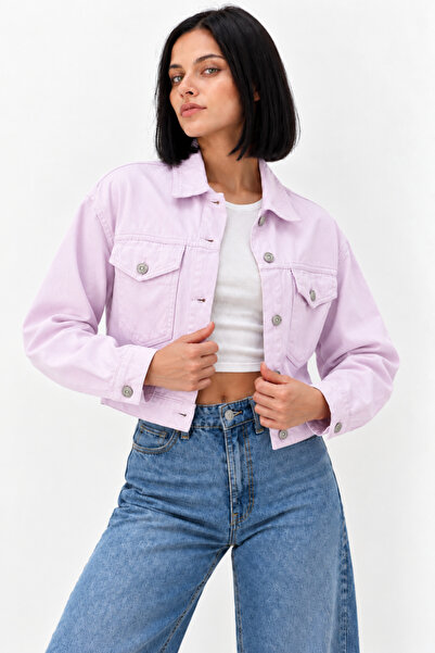 XRAY JEANS Women's Casual Lilai Denim Jacket with Chest Pockets
