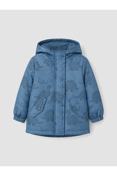 LC Waikiki معطف LCW baby ذو غطاء للرأس طارد للماء للأطفال الذكور قابل للنفخ