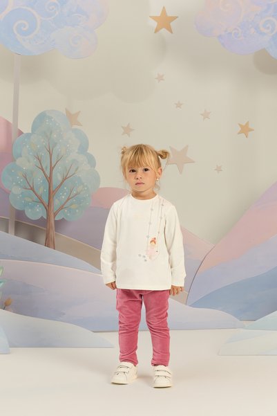 Minycenter Velvet Tights 3 Months-36 Months Pink