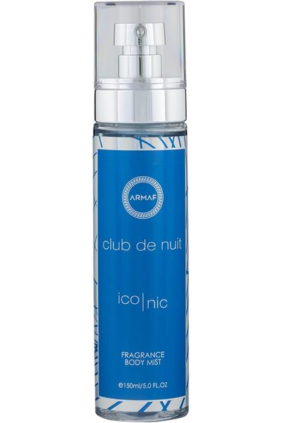 Armaf Club De Nuit Iconic Perfume Body Mist For Men 150ml Blue, Body Spray, B...