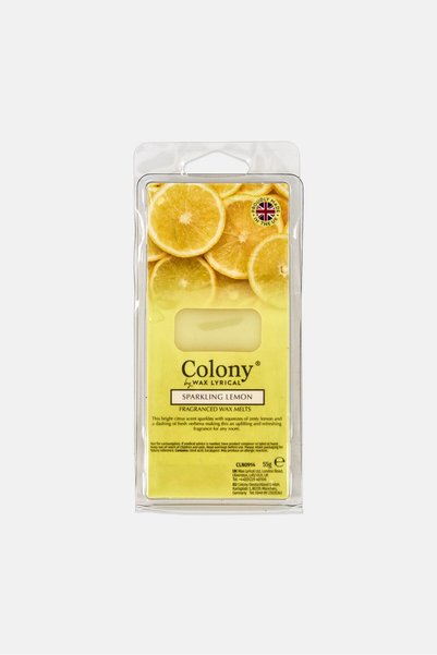 Wax Lyrical Sparkling Lemon Fragranced Wax Melts 55g, Yellow