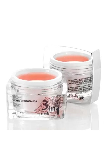 Janet Hand&Nails Gel UV 3 în 1 Roz 28 ml