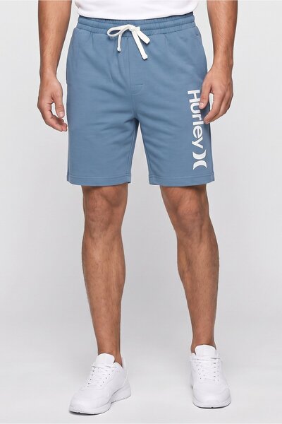 Hurley Men Sportswear Fit Drawstring Outdoor Shorts, Slate Blue