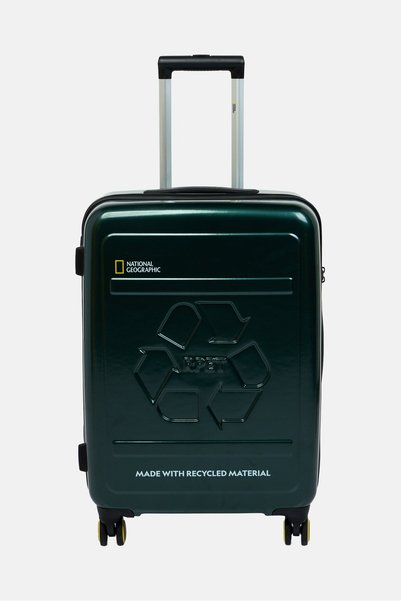 NATIONAL GEOGRAPHIC 24 Inch Hardshell Cabin Spinner Luggage, Dark Green