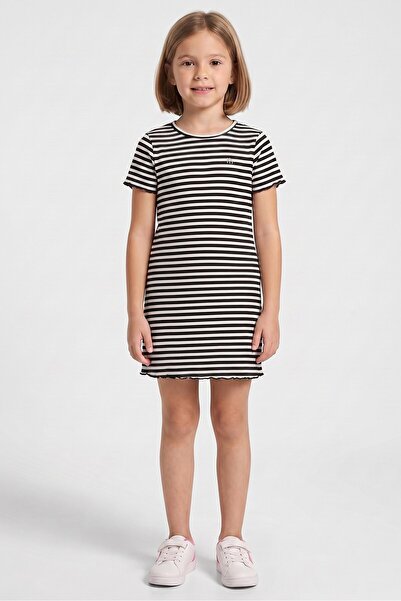 Paris Hilton Kids Girl 2 Pieces Textured Dress Set, Multicolor