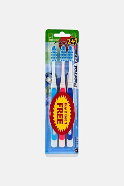 Pierrot 2 And 1 Soft Souple Toothbrush, Assorted