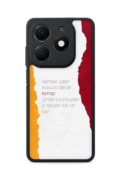 TECNO Spark 20 Compatible Printed, Matte Black, Soft Silicone, Protective, Sh...