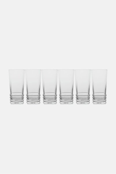LAV 6 Pieces Elegan Glasses 335 ml, Transparent