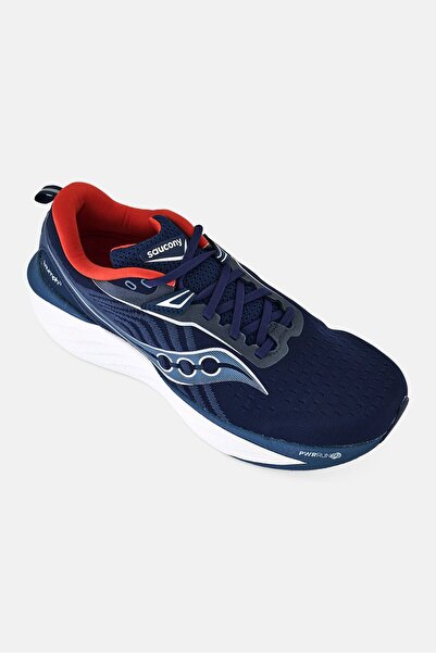 SAUCONY Men Triumph 22 Lace Up Running Shoes, Navy