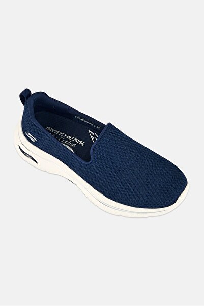 SKECHERS Women Go Walk Arch Fit Slip Out Outdoor Shoes, Navy Blue
