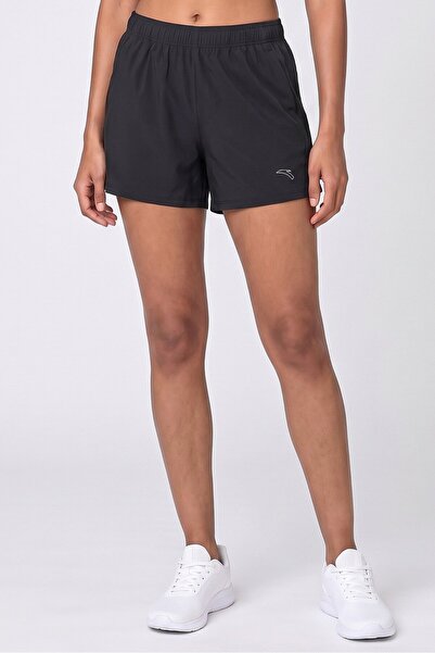 Anta Women Regular Fit Training Shorts, Black