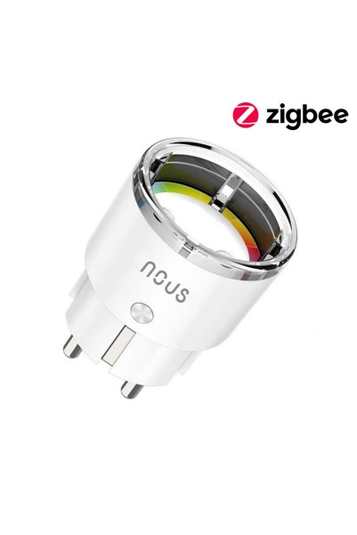 Nous A1Z smart socket, Zigbee 3.0, 10 A, consumption monitoring