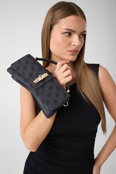 Guess Yvonne Logo Mini Crossbody Bag