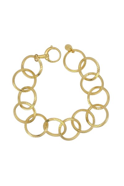 Mentzos Exclusive Silver Επιχρυσωμένο βραχιόλι από ασήμι 925 (κωδικός SVX2301...
