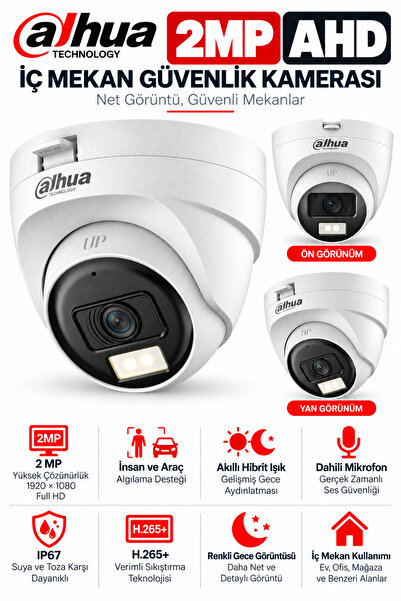 DAHUA 2MP AHD Renkli Gece Görüşü Kamera