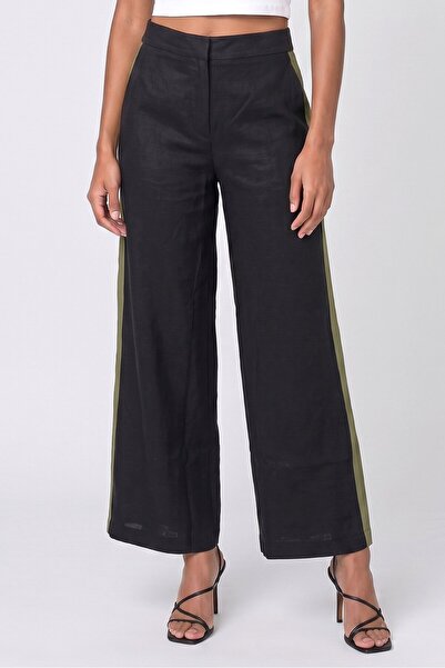 Threadbare Women Regular Fit Solid Wide Leg Pants, Multicolor