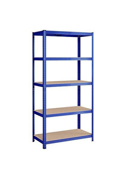 SONGMICS Raft metalic de depozitare, cu rafturi din PAL, 5 rafturi, max. 600 ...