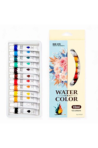 Reduceri Engros Tempera pe bază de apă, tuburi de acuarelă 12ml, culori asort...