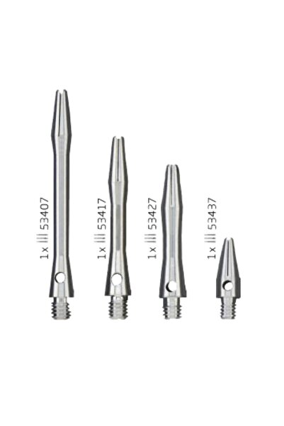 Bull's Κορμοί Dart Simplex Aluminium Shaft Medium Silver
