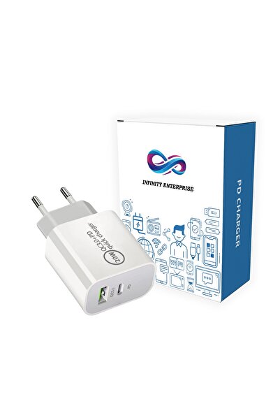 Infinity Enterprise Incarcator priza Infinity Enterprise, USB 18W si USB-C 20...
