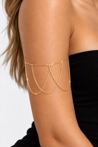 Arescollection Elegant Stylish Adjustable Chain Bracelet Arm Chain