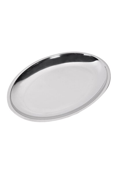 OEM Platou Oval din Inox 40 cm, Elegant și Rezistent pentru Servire Zilnică s...